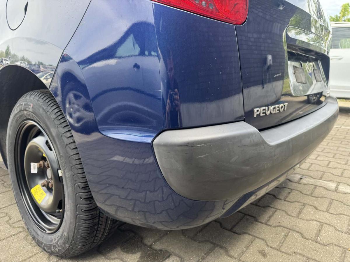 Peugeot 207SW RC original Sto&szlig;stange Stossf&auml;nger hinten KPL Montebello blau Kombi Bj.2009